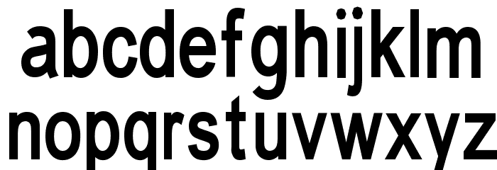Tempest Font LOWERCASE