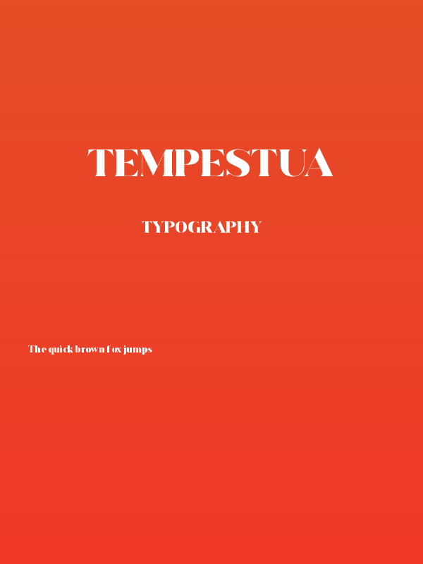 Tempestua Poster