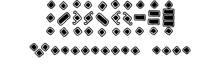 Temphis Knotwork Font OTHER CHARS