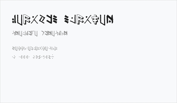 Temphis Sampler Business Card