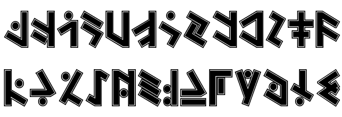 Temphis Sweatermonkey Font LOWERCASE