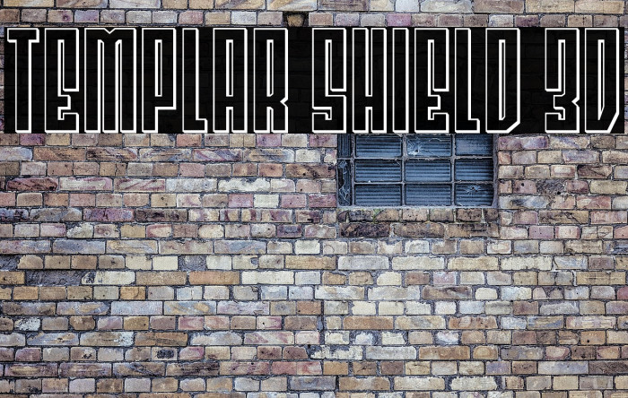 Templar Shield 3D Example 2