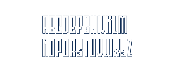 Templar Shield 3D Lowercase