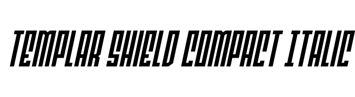 Templar Shield Compact Italic  Fuentes Gratis Descargar