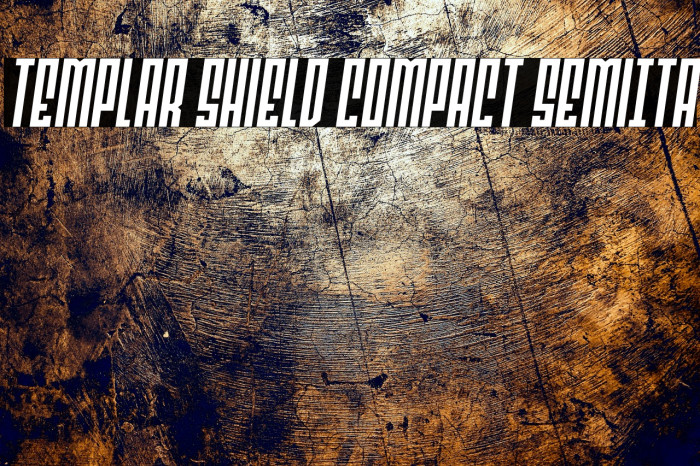 Templar Shield Compact SemiIta Example 3