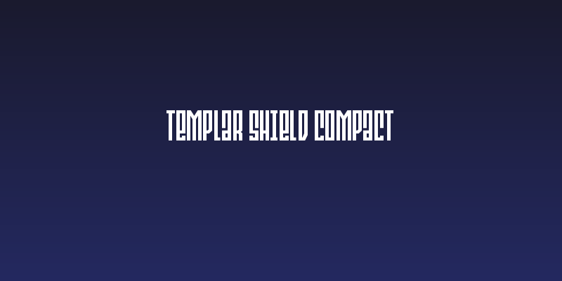 Templar Shield Compact Social Header