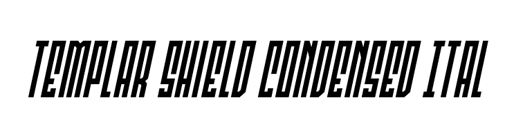 Templar Shield Condensed Ital  免费字体下载