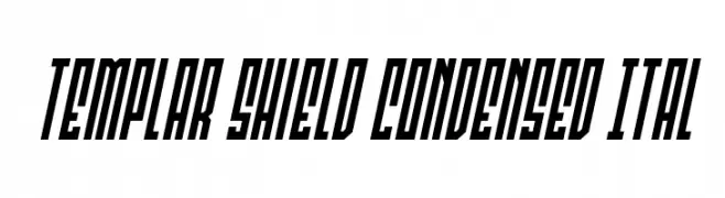 Templar Shield Condensed Ital  les polices de caractères gratuit tlcharger