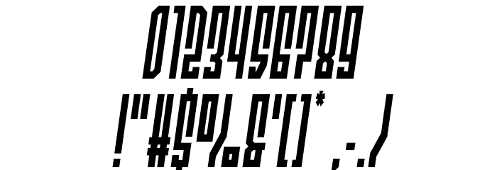 Templar Shield Condensed SemIt Font OTHER CHARS