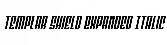 Templar Shield Expanded Italic  baixar fontes gratis