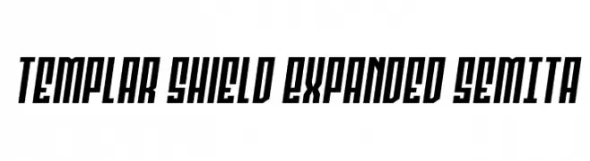Templar Shield Expanded SemIta  les polices de caractères gratuit tlcharger
