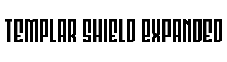 Templar Shield Expanded  Fuentes Gratis Descargar