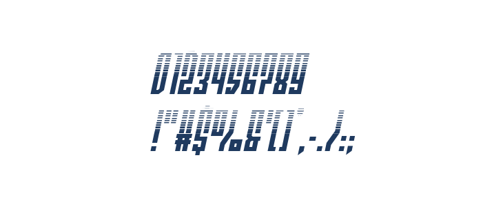 Templar Shield Halftone Italic Other Characters