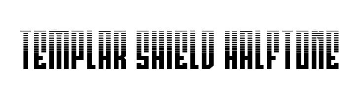 Templar Shield Halftone  Fuentes Gratis Descargar