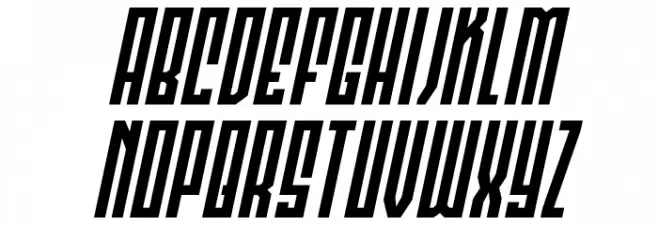 Templar Shield Italic Fuentes MINÚSCULAS