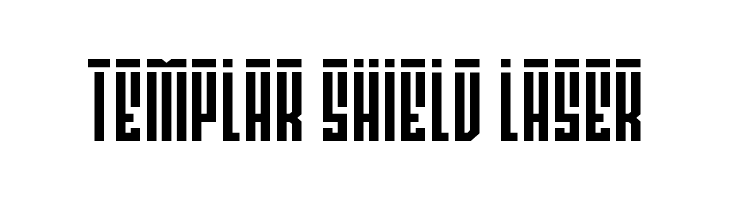 Templar Shield Laser  Fuentes Gratis Descargar