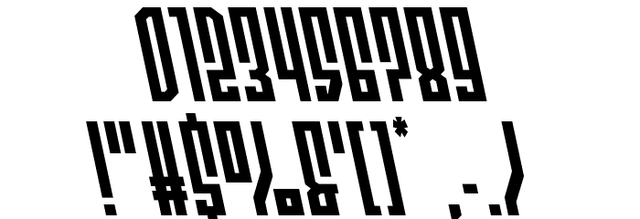 Templar Shield Leftalic Font OTHER CHARS
