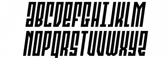 Templar Shield Semi-Italic Шрифта ВЕРХНИЙ