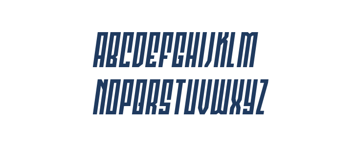 Templar Shield Semi-Italic Lowercase