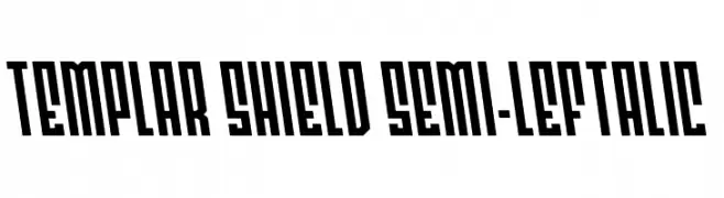 Templar Shield Semi-Leftalic  baixar fontes gratis