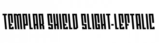 Templar Shield Slight-Leftalic  baixar fontes gratis