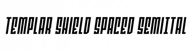 Templar Shield Spaced SemiItal  baixar fontes gratis