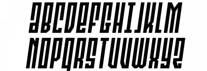 Templar Shield Spaced SemiItal Schriftart Groß