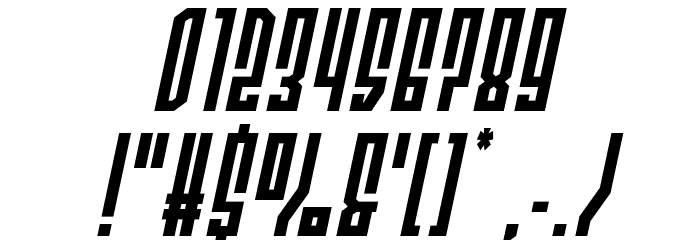 Templar Shield Title Italic Font OTHER CHARS