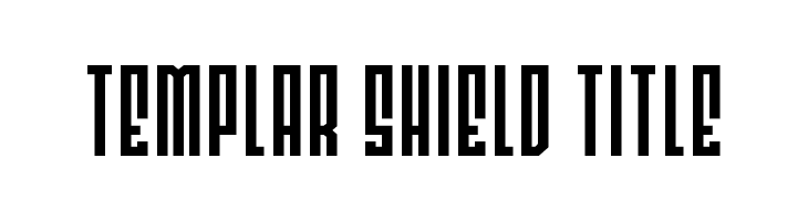 Templar Shield Title  font caratteri gratis