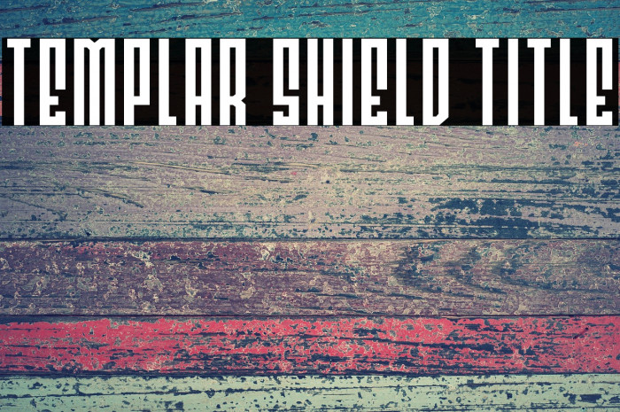 Templar Shield Title Example 2