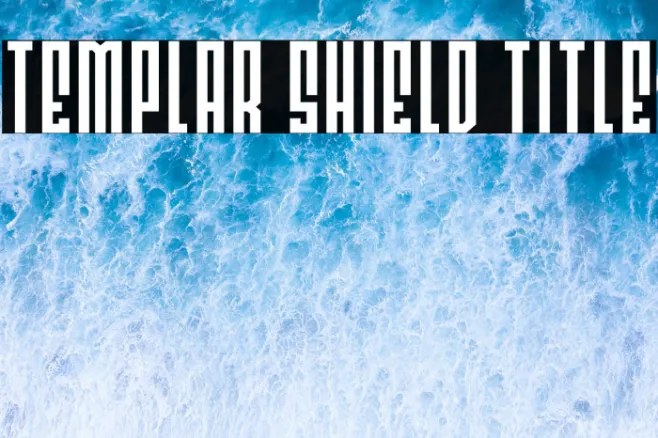 Templar Shield Title Example 3