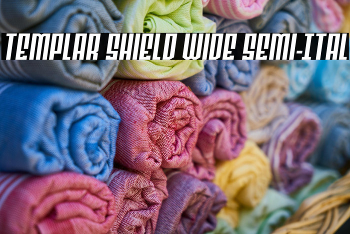 Templar Shield Wide Semi-Ital Example 1