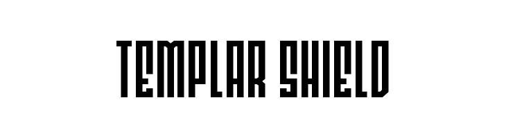 Templar Shield  Frei Schriftart Herunterladen
