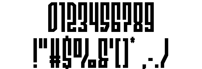 Templar Shield Font OTHER CHARS