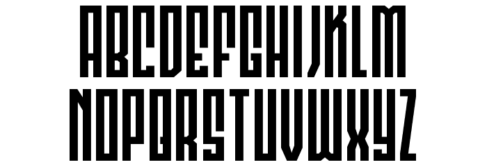 Templar Shield Font LOWERCASE