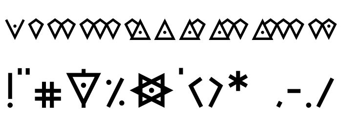 TemplarsCipherPlus Font OTHER CHARS