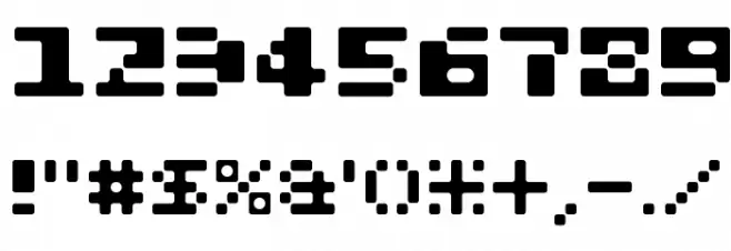 Template 6 Font OTHER CHARS