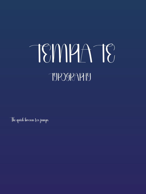 Template Poster