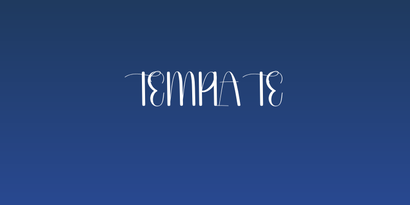 Template Social Header