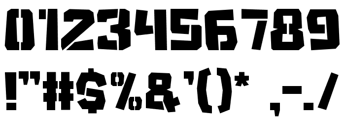 Temple-Jump Font OTHER CHARS