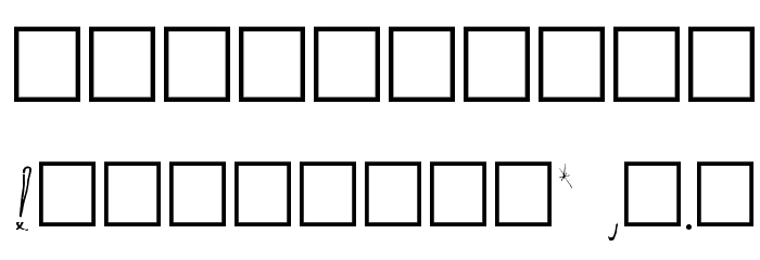 Temple Regular Font OTHER CHARS