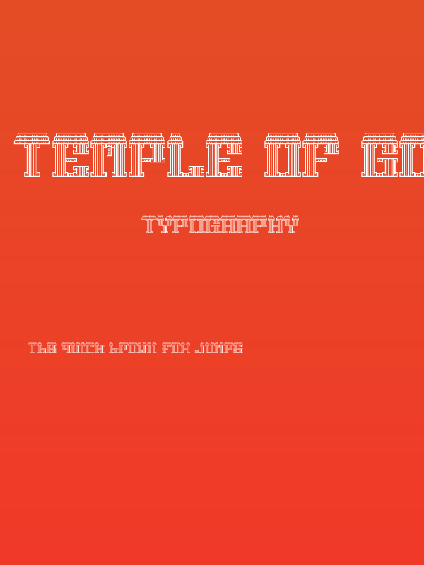 Temple of Gong Regular Poster