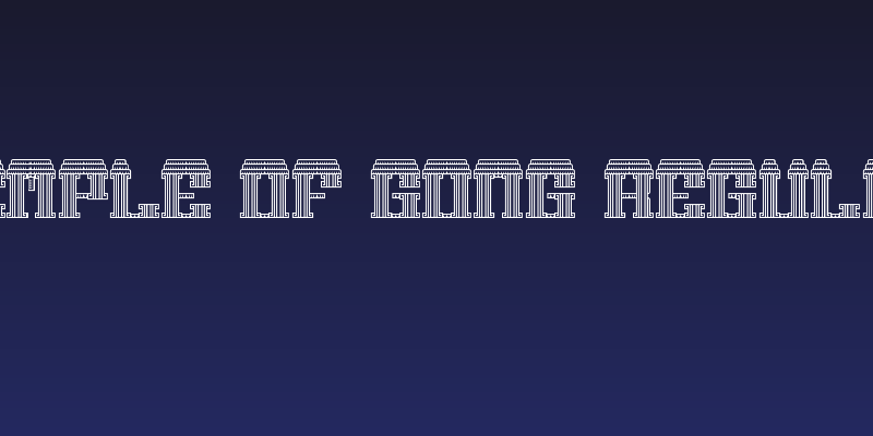 Temple of Gong Regular Social Header