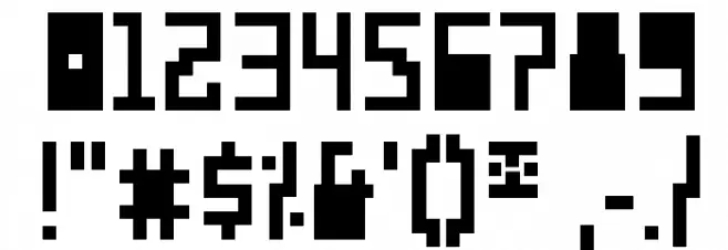 Templo Extranjero フォント その他の文字