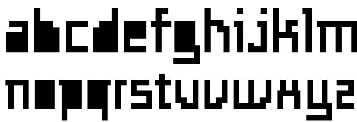 Templo Extranjero フォント 小文字