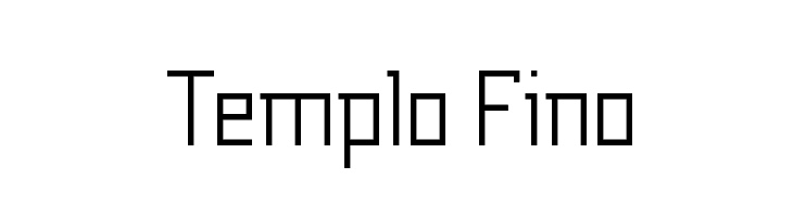 Templo Fino  baixar fontes gratis