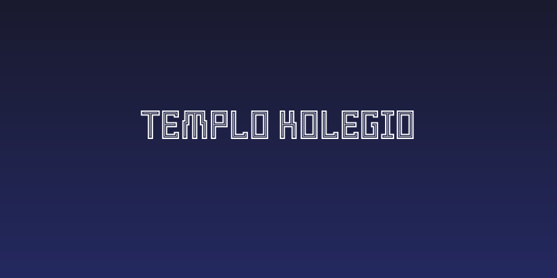 Templo Kolegio Social Header