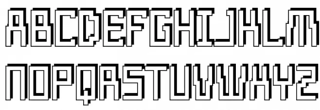 Templo Sombra Font UPPERCASE