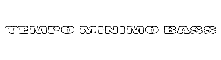 Tempo Minimo Bass  Descarca Fonturi Gratis