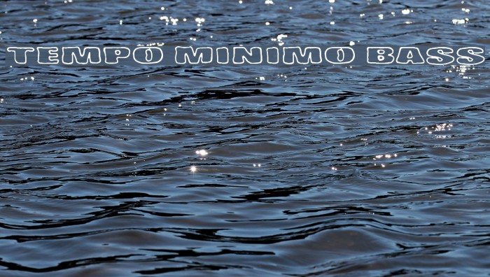 Tempo Minimo Bass Font examples